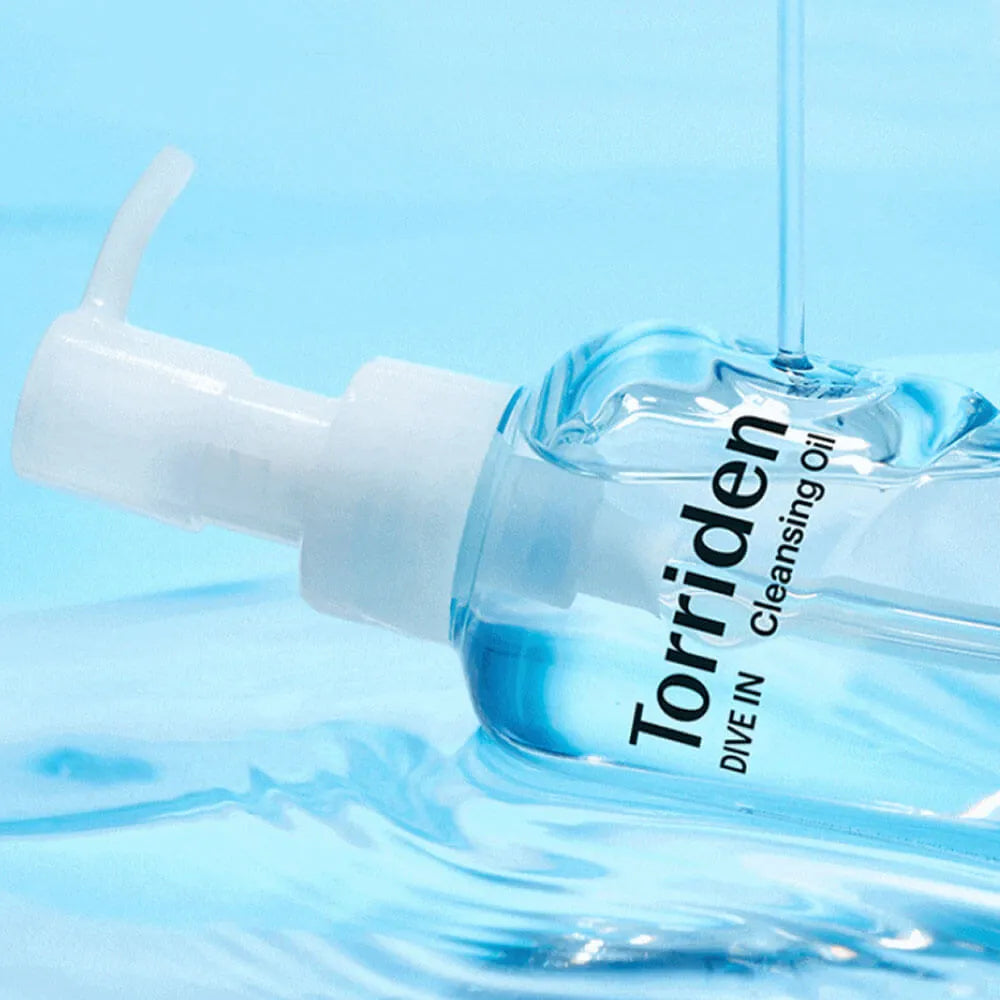 Torriden DIVE-IN Low Molecular Hyaluronic Acid Cleansing Oil 200ml, vegan Korean hydrating cleansing oil that melts away makeup and sunscreen Australia