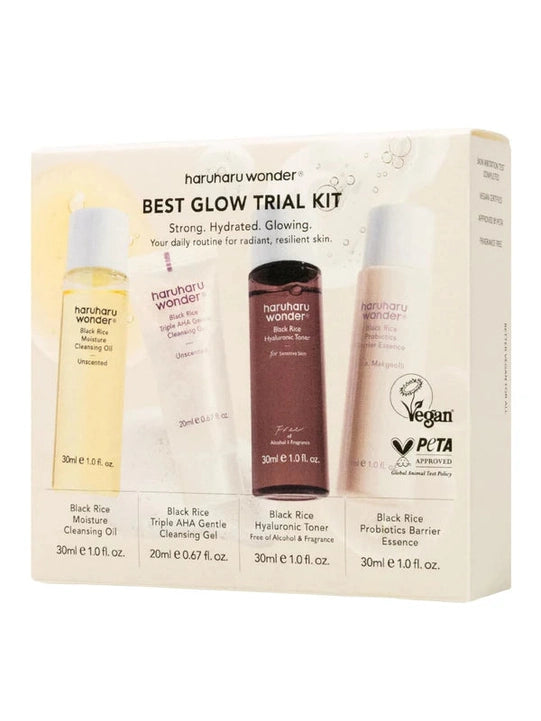 haruharu wonder best glow trial kit front