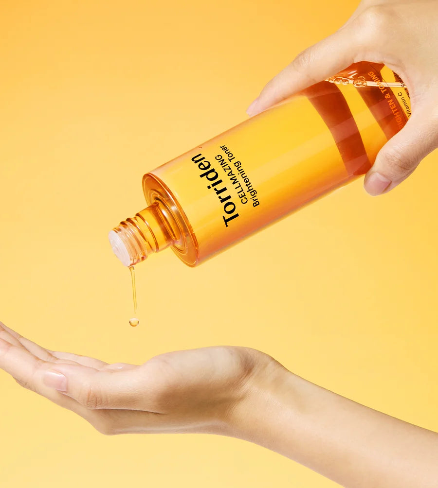 Torriden CELLMAZING Brightening Toner 200ml, vegan Korean vitamin C and glutathione brightening toner that evens the look of dull, uneven skin Australia