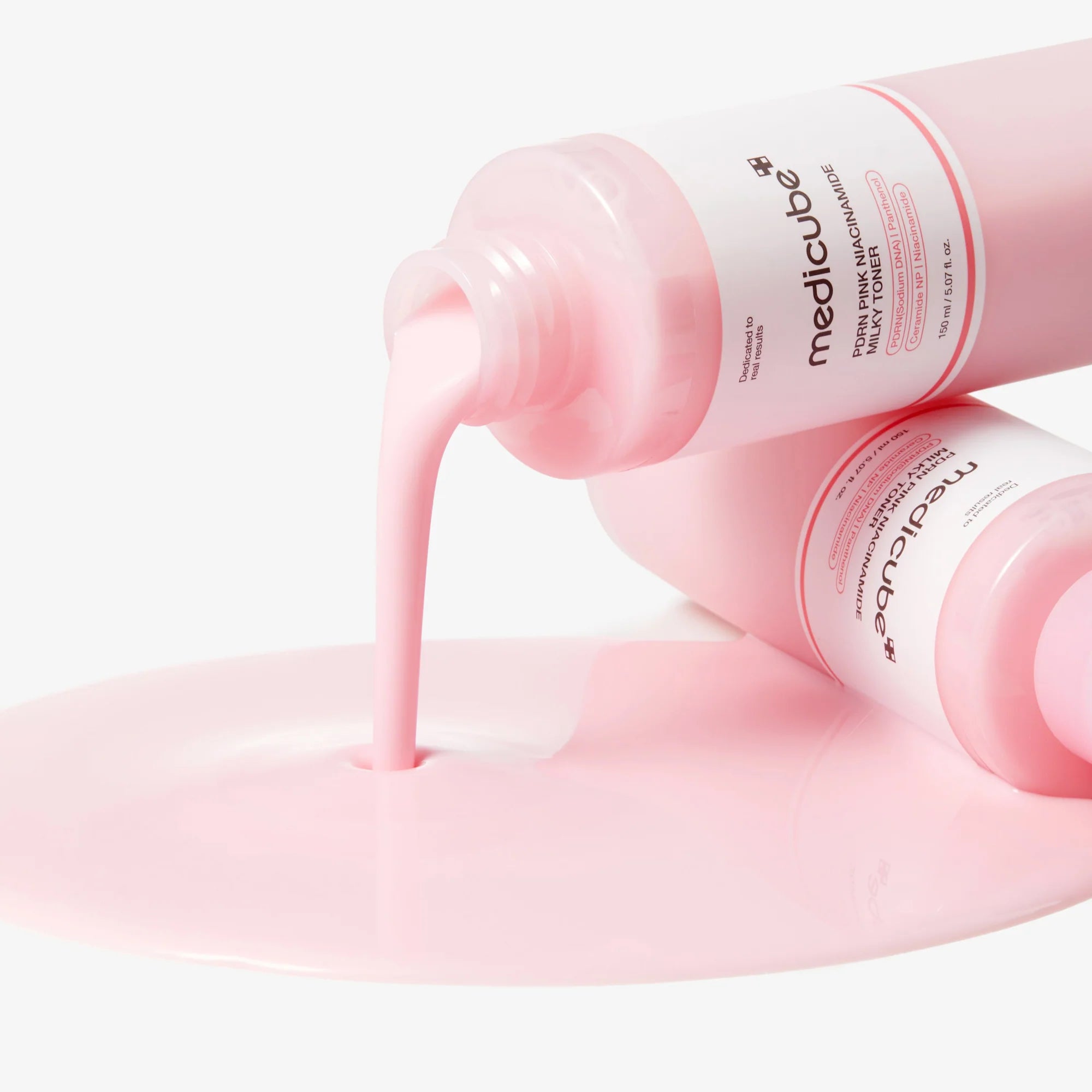 Medicube PDRN Pink Niacinamide Milky Toner 150ml — Korean salmon DNA PDRN niacinamide ceramide hydrating milky toner Australia