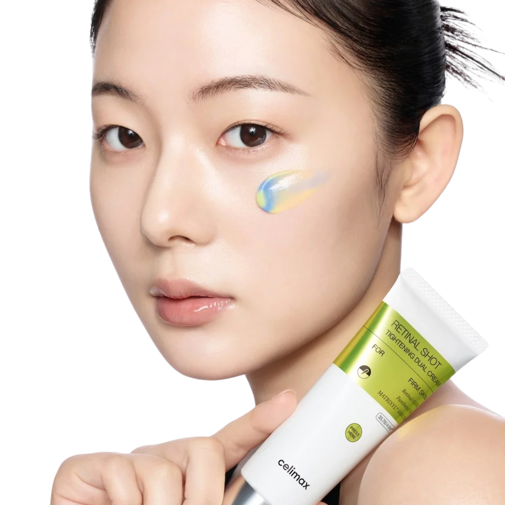 Celimax Vita-A Retinal Shot Tightening Dual Cream 50ml — Korean blue and yellow dual retinal firming cream
