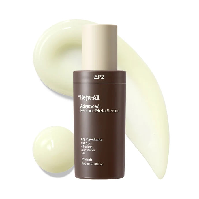Dr.Reju-All Advanced Retino-Mela Serum 30ml — Korean gentle retinoid HPR and tranexamic acid serum for wrinkles and dark spots Australia