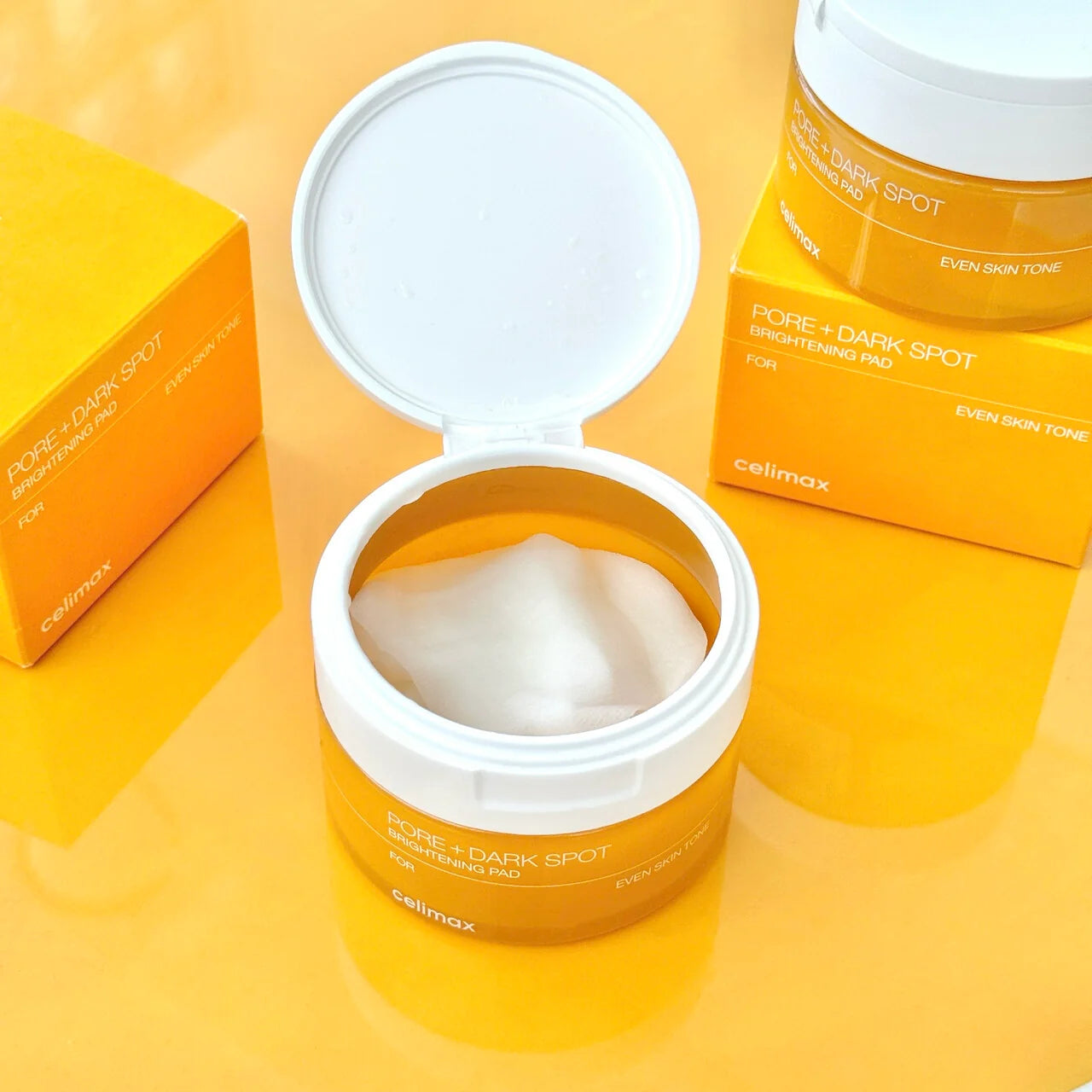 Celimax Pore + Dark Spot Brightening Pad 40 pads — niacinamide AHA BHA exfoliating brightening toner pads Australia