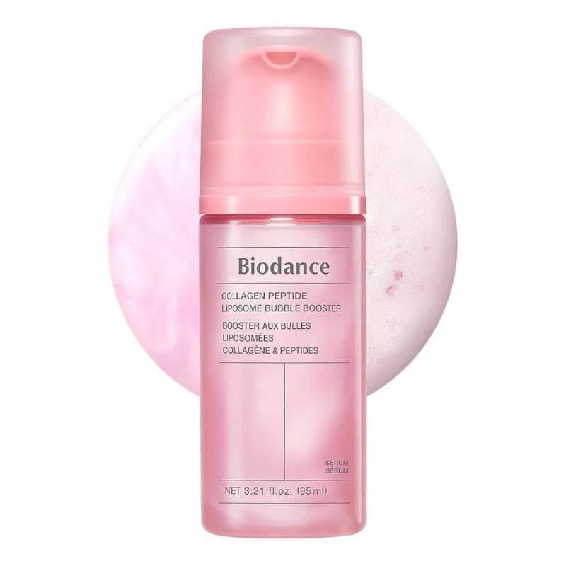 Biodance Collagen Peptide Liposome Bubble Booster 95ml — Korean micro-bubble collagen and peptide essence booster for firming and plumping Australia