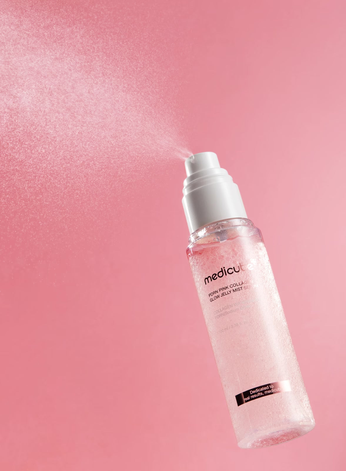 Medicube PDRN Pink Collagen Glow Jelly Mist Serum 100ml — Korean salmon DNA PDRN collagen glutathione hydrating glow face mist Australia