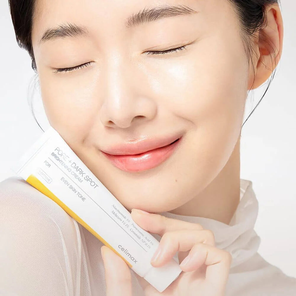 Celimax Pore + Dark Spot Brightening Cream 50ml — niacinamide tranexamic acid brightening moisturiser Australia