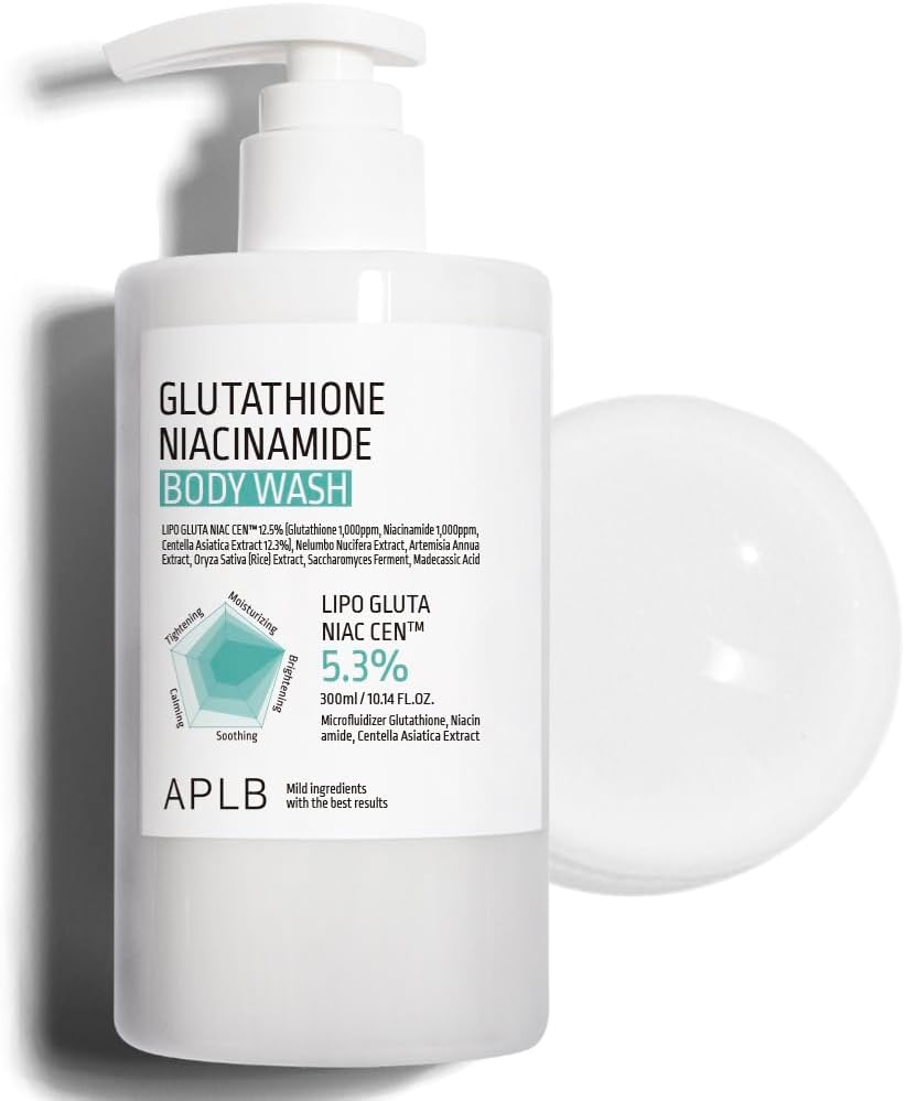 APLB Glutathione Niacinamide Body Wash | LIPO GLUTA NIAC CEN™ 5.3% 10.14 FL.OZ 300ml | Korean Skincare