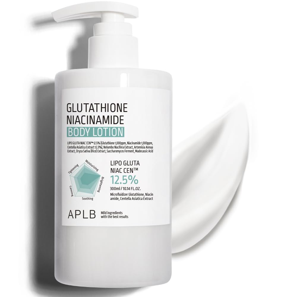 APLB Glutathione Niacinamide Body Lotion | LIPO GLUTA NIAC CEN™ 12.5% 10.14 FL.OZ 300ml | Korean Skincare