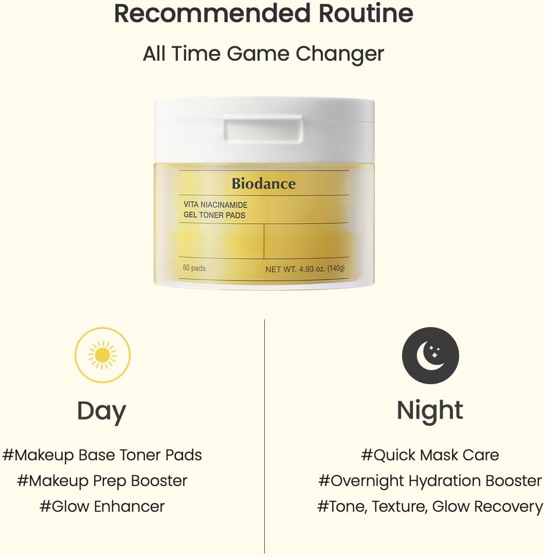 Biodance Vita Niacinamide Gel Toner Pads