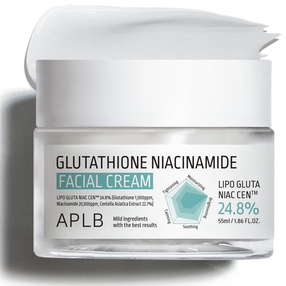 APLB Glutathione Niacinamide Facial Cream | LIPO GLUTA NIAC CEN™ 24.8% 1.86 FL.OZ 55ml | Korean Skincare