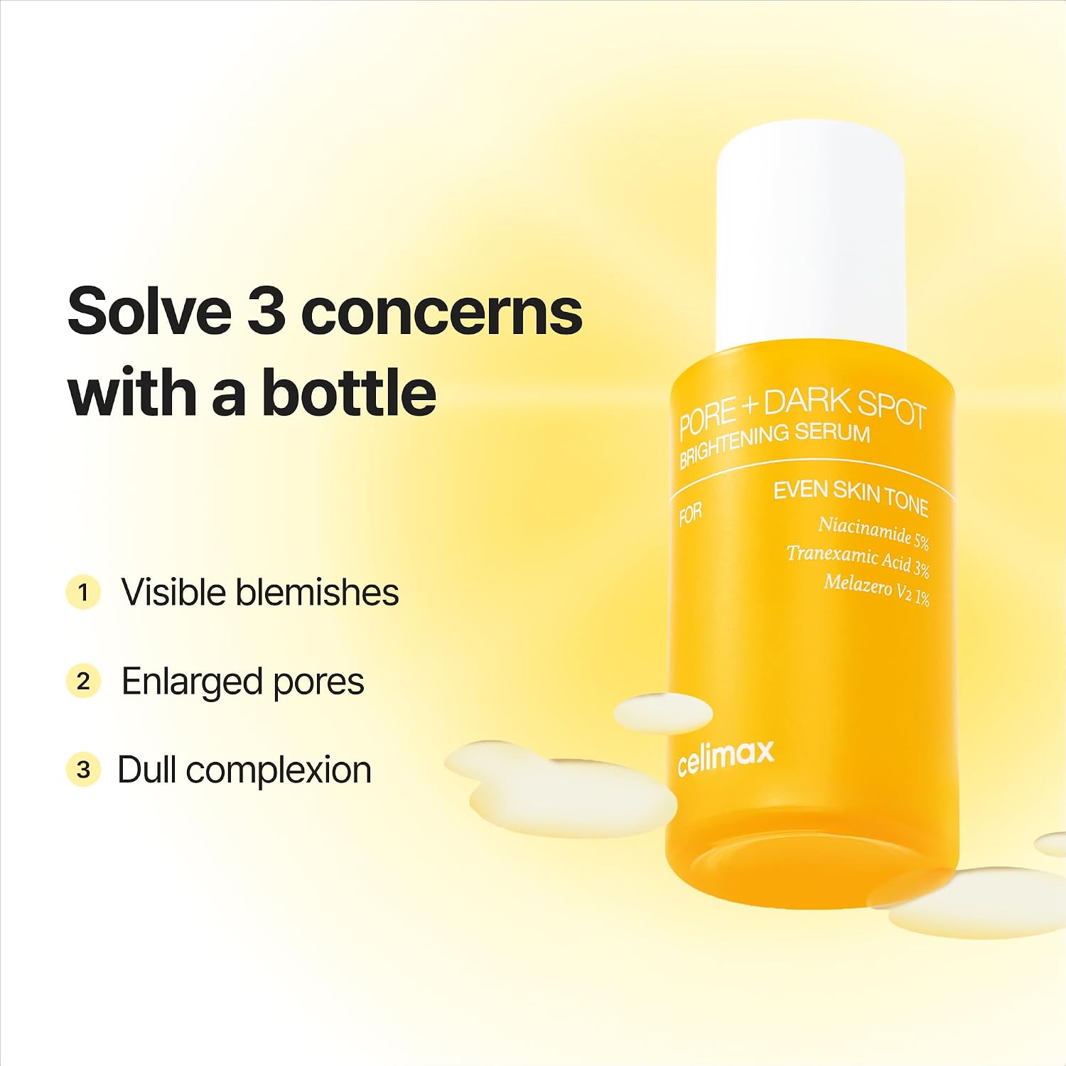 Celimax Pore + Dark Spot Brightening Serum 30ml — niacinamide tranexamic acid brightening serum Australia