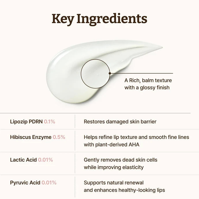 Dr.Reju-All Advanced PDRN Rejuvenating Lip Serum 10ml — Korean glossy salmon PDRN lip treatment for soft smooth lips Australia