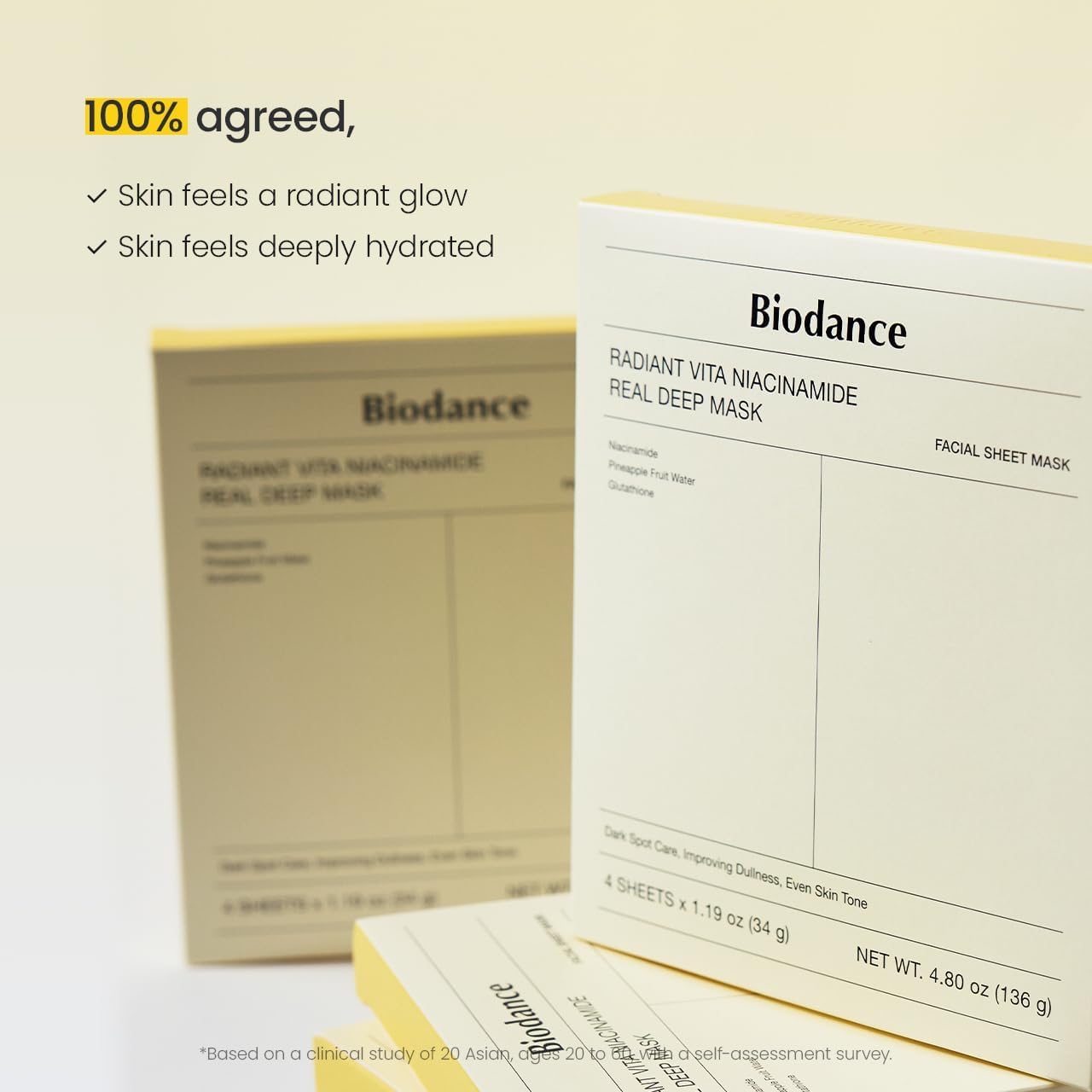 BIODANCE Radiant Vita Niacinamide Real Deep Mask