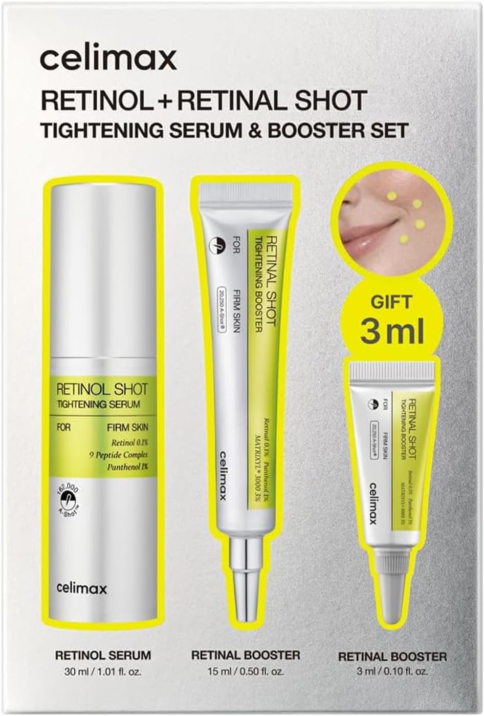 The Vita-A Retinol + Retinal Shot Tightening Serum & Booster Set