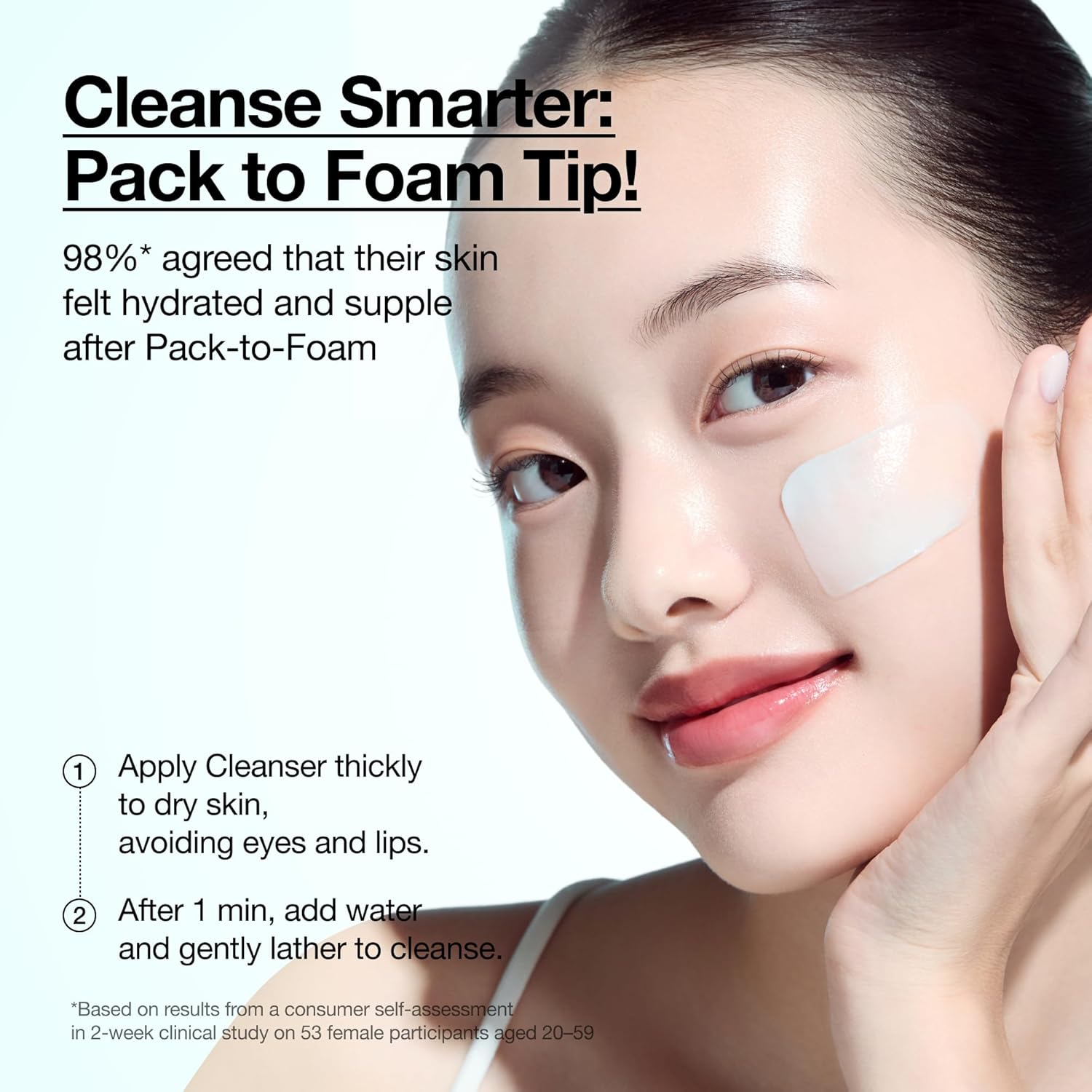 PDRN Hyaluronic Acid Moisturising Cleansing Foam