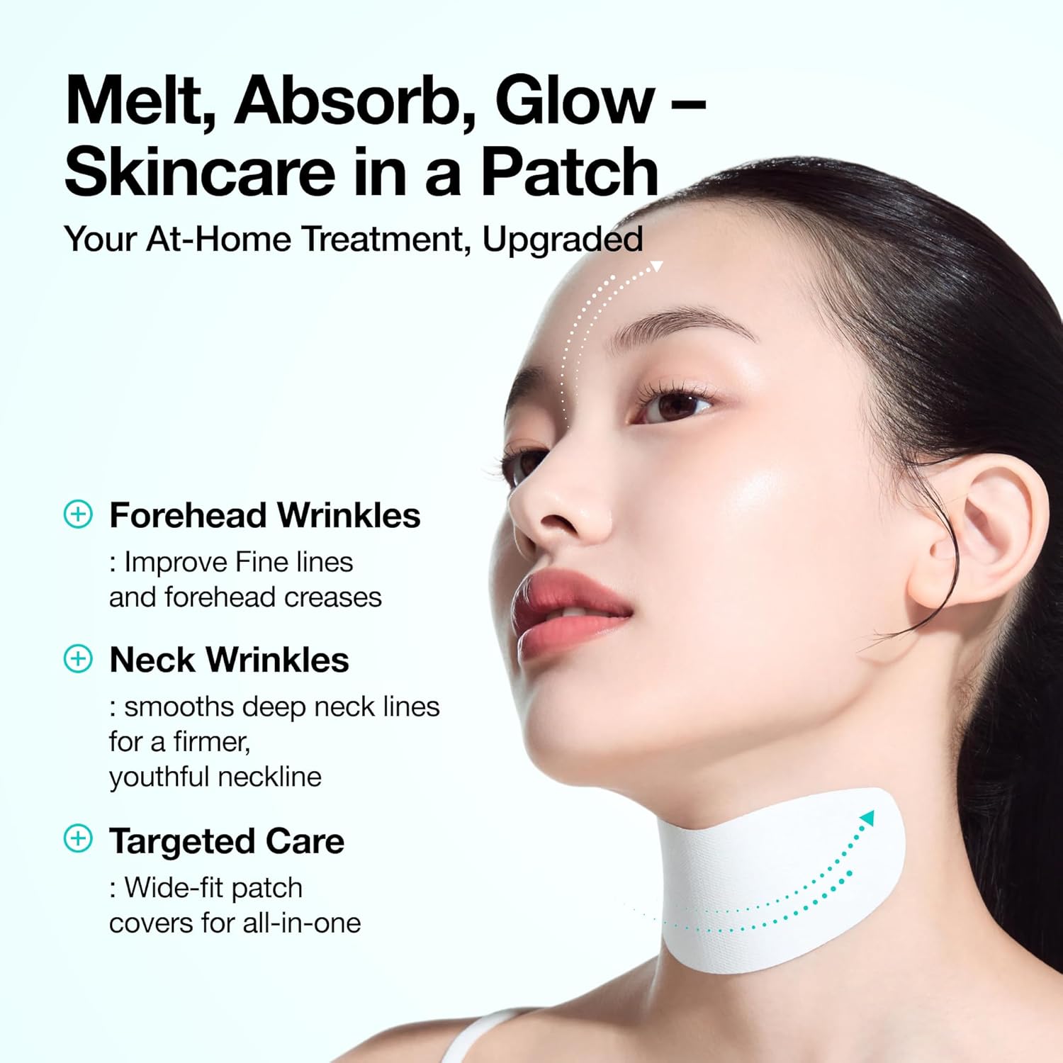 PDRN Collagen Melting Patch For Neck 1 Box (4 Patches)