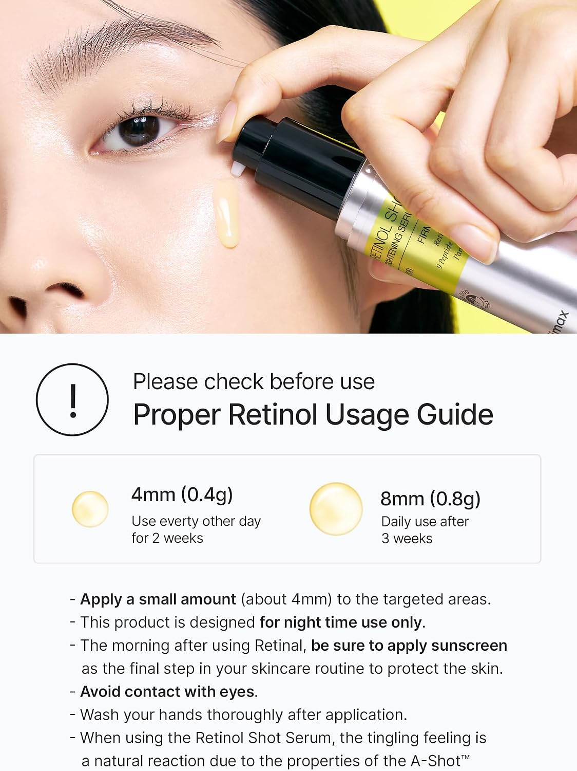 Celimax Vita-A Retinol Shot Tightening Serum 30ml — Korean 0.1% retinol firming serum