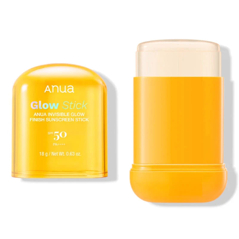 Anua Invisible Glow Finish Sunscreen Stick SPF50 PA++++ 18g — Korean clear no white cast dewy glow sun stick for face and body Australia