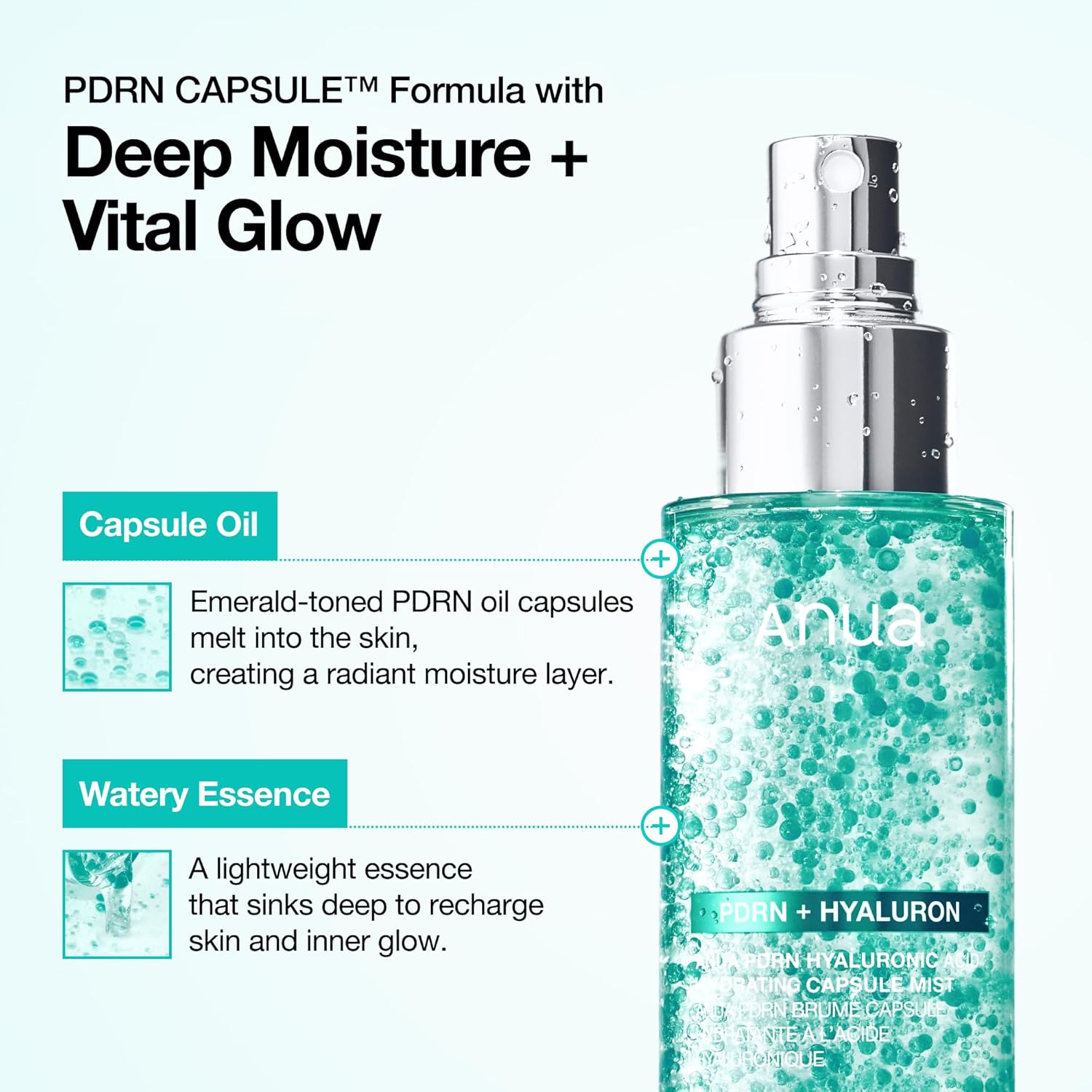 PDRN Collagen Glow Facial Serum Spray