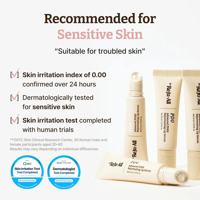 Dr.Reju-All Advanced PDRN Rejuvenating Lip Serum 10ml — Korean glossy salmon PDRN lip treatment for soft smooth lips Australia