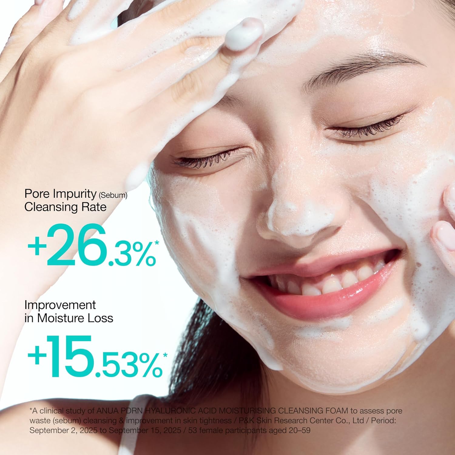 PDRN Hyaluronic Acid Moisturising Cleansing Foam