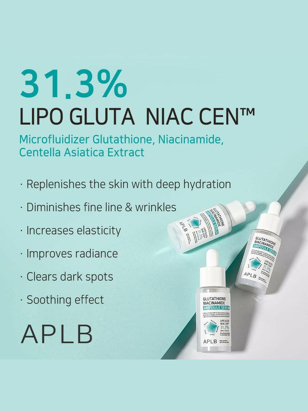 APLB Glutathione Niacinamide Ampoule Serum