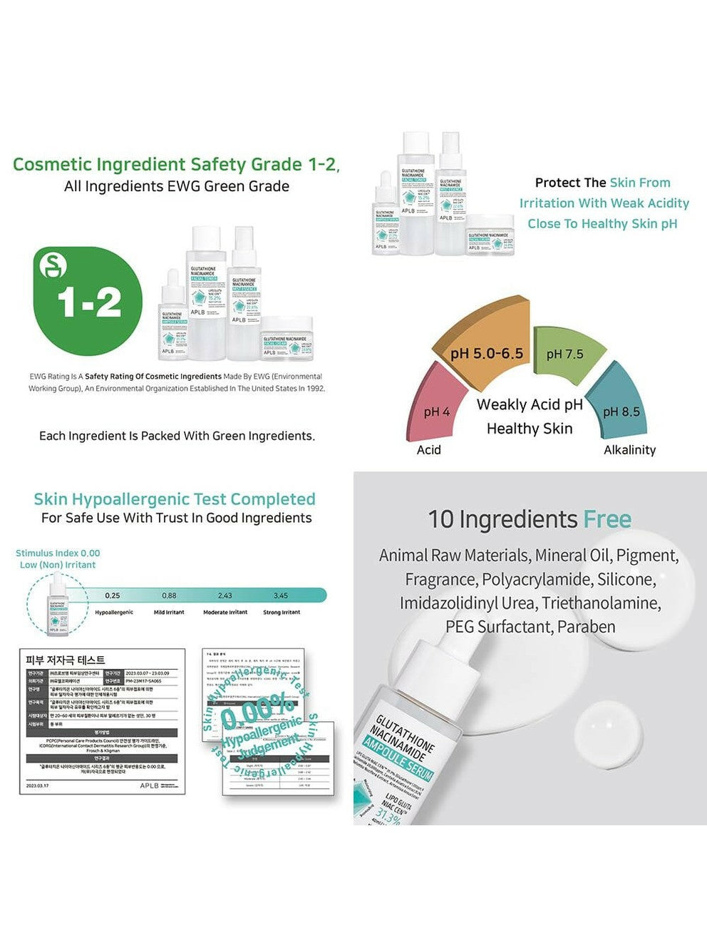 APLB Glutathione Niacinamide Ampoule Serum