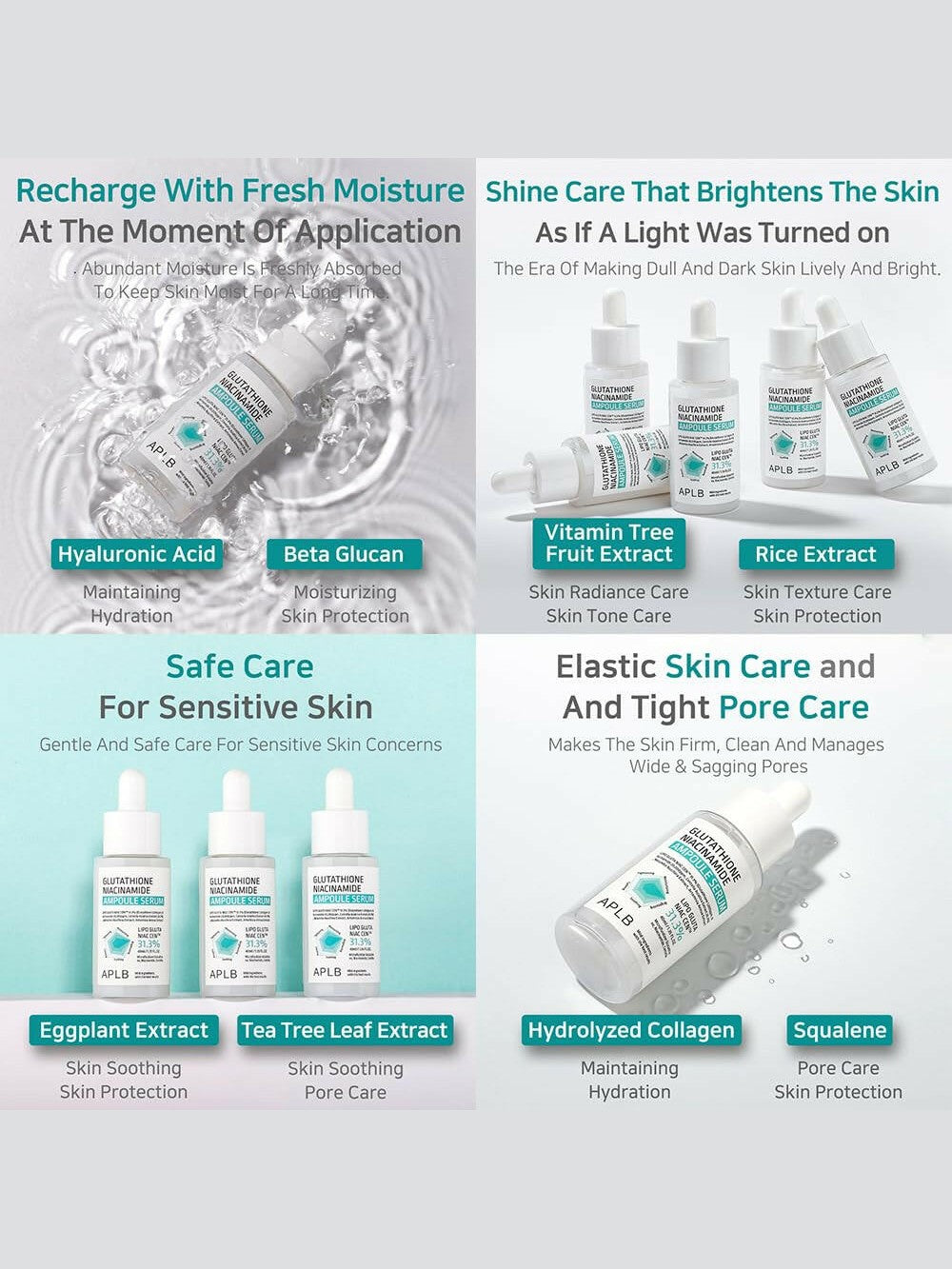 APLB Glutathione Niacinamide Ampoule Serum