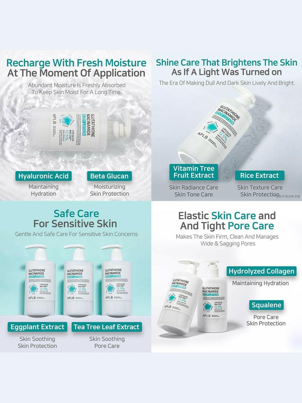 APLB Glutathione Niacinamide Body Lotion