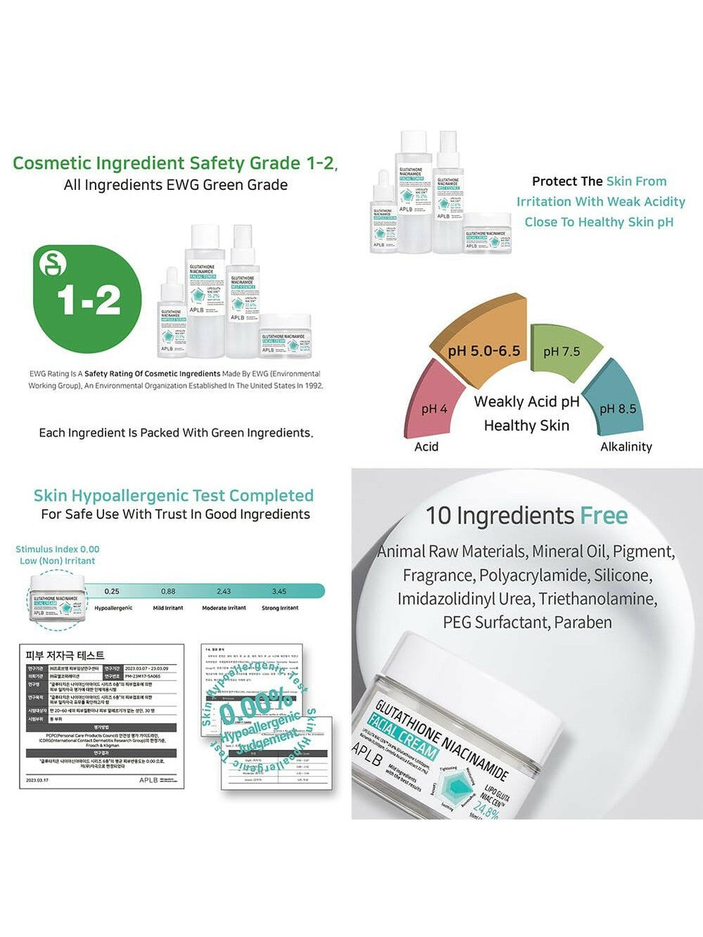 APLB Glutathione Niacinamide Facial Cream
