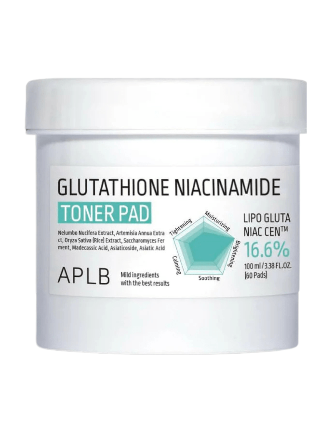 APLB Glutathione Niacinamide Toner Pad