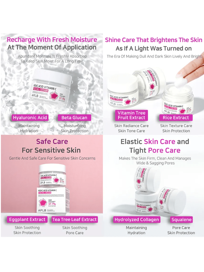 APLB Kojic Acid Vitamin C Facial Cream