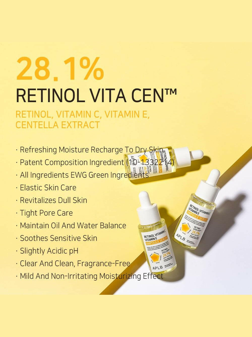 APLB Retinol Vitamin C Vitamin E Ampoule Serum