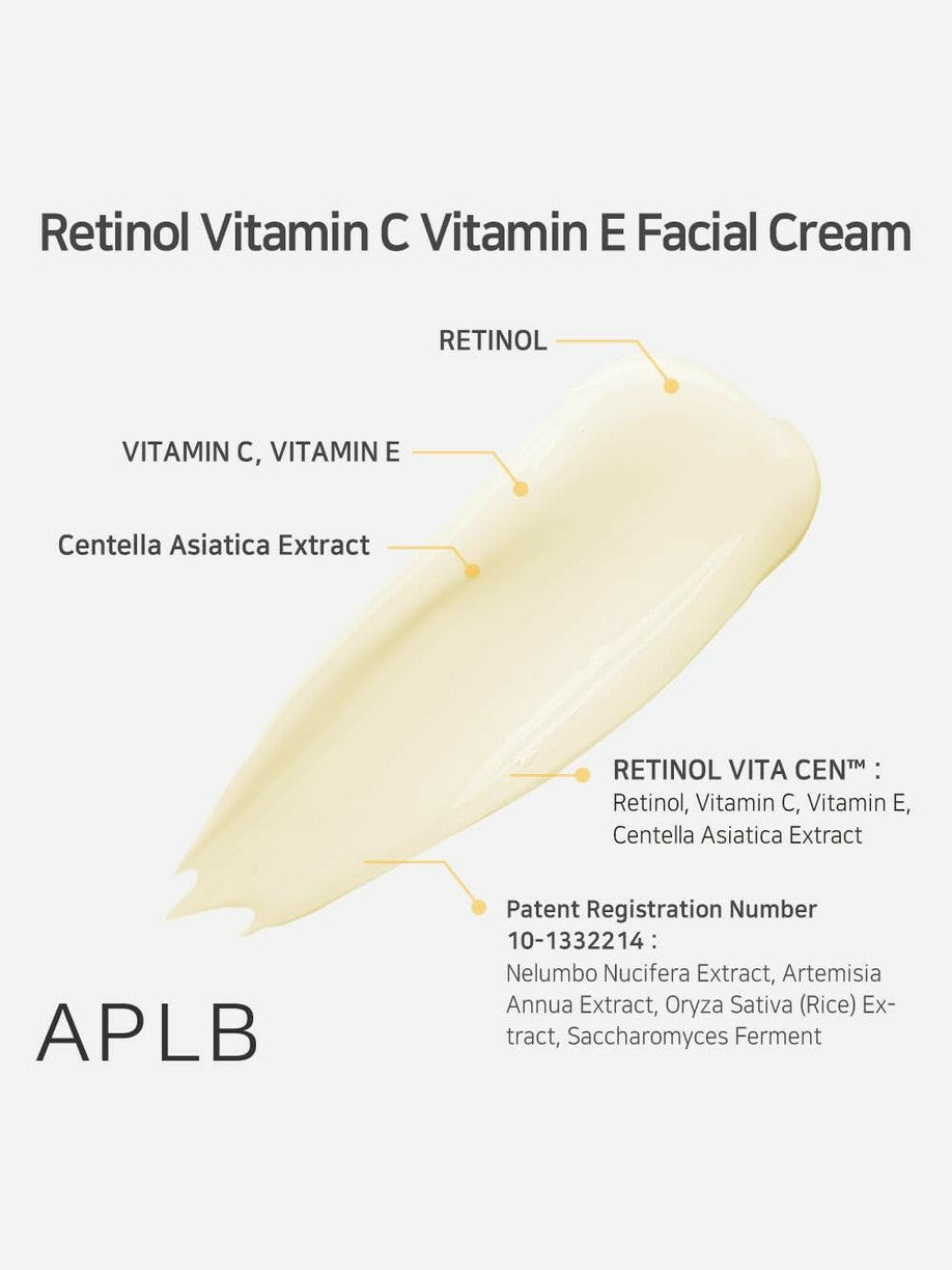 APLB Retinol Vitamin C Vitamin E Facial Cream