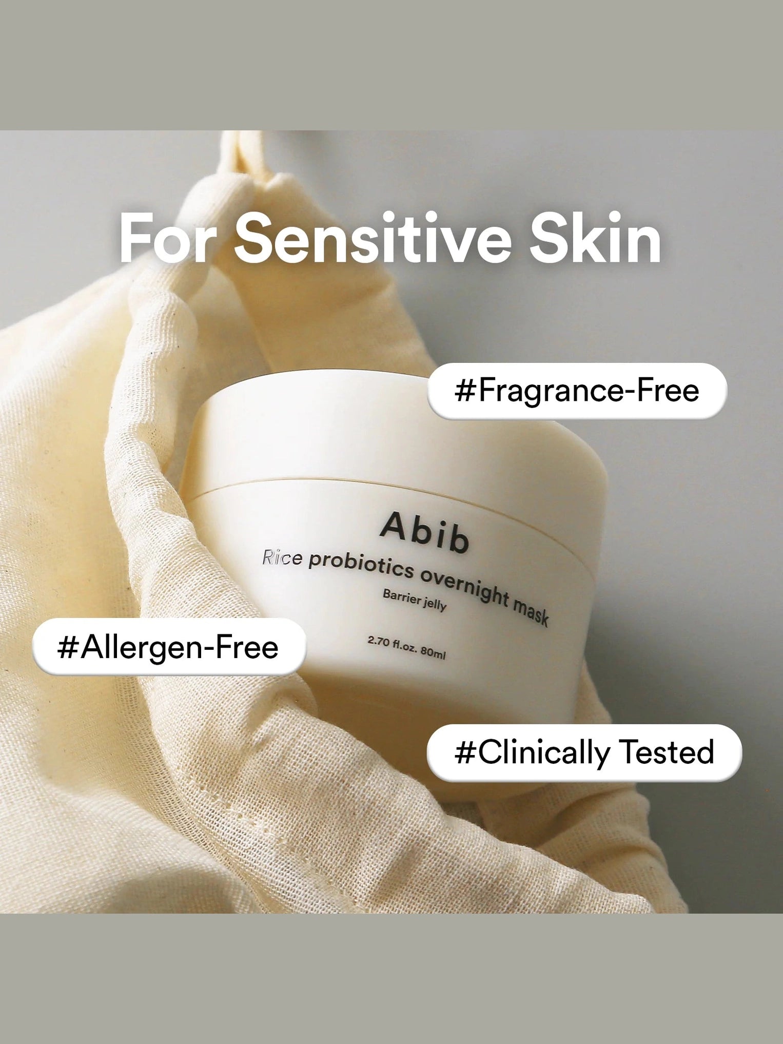 Abib Rice Probiotics Overnight Mask Barrier Jelly