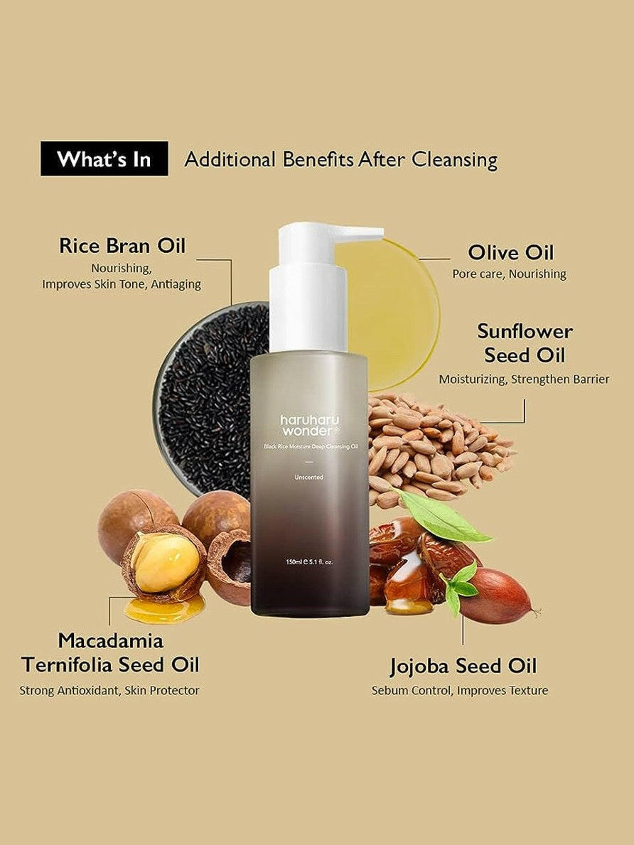 Black Rice Moisture Deep Cleansing Oil