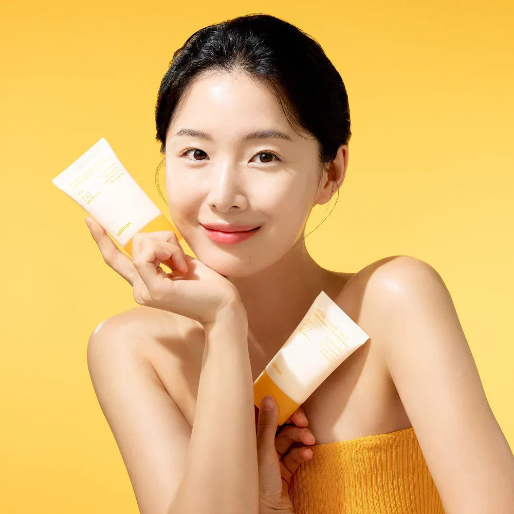 Celimax Pore + Dark Spot Brightening Care Sunscreen SPF50+ PA++++ 50ml — Korean brightening sunscreen no white cast Australia