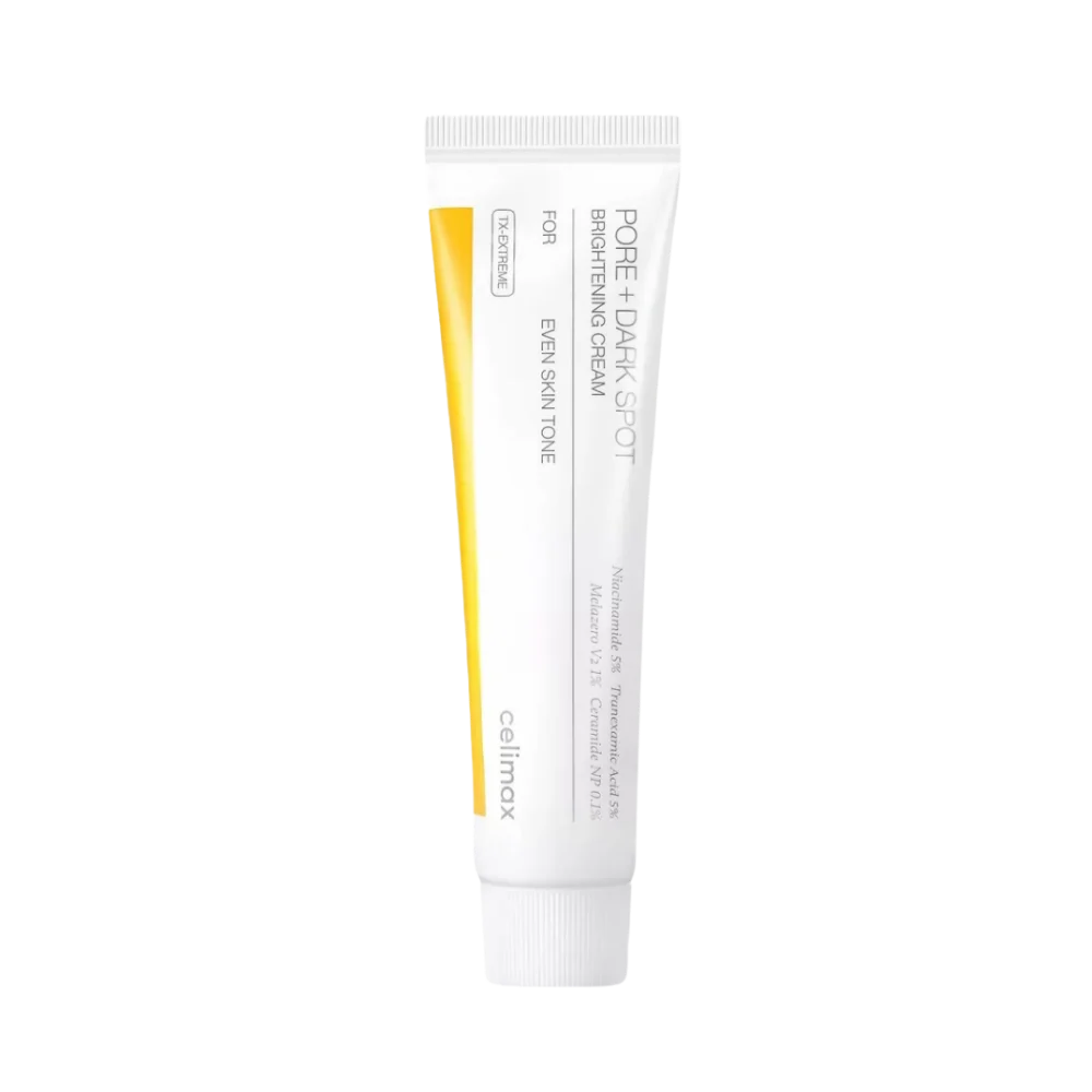 Celimax Pore + Dark Spot Brightening Cream 50ml — niacinamide tranexamic acid brightening moisturiser Australia