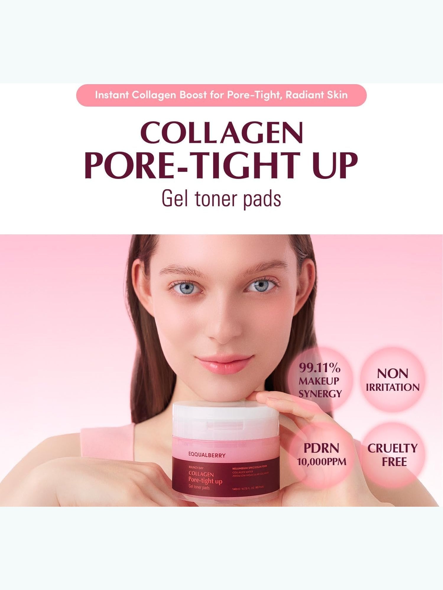 Collagen Pore-Tight Up Gel Toner Pads
