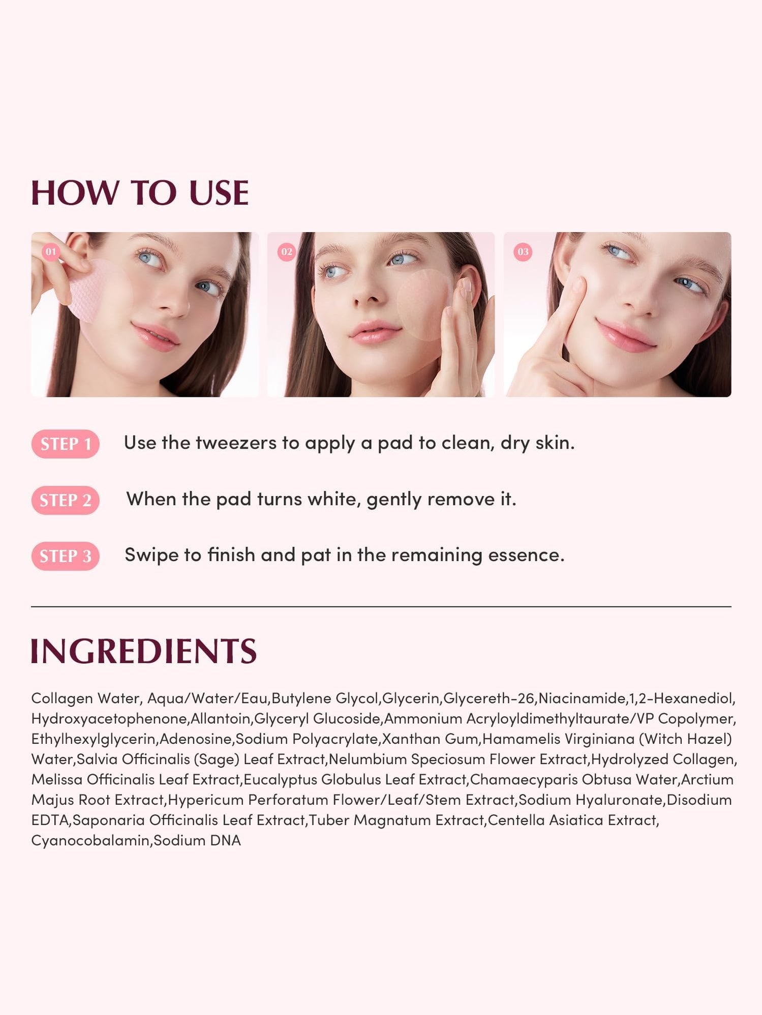 Collagen Pore-Tight Up Gel Toner Pads