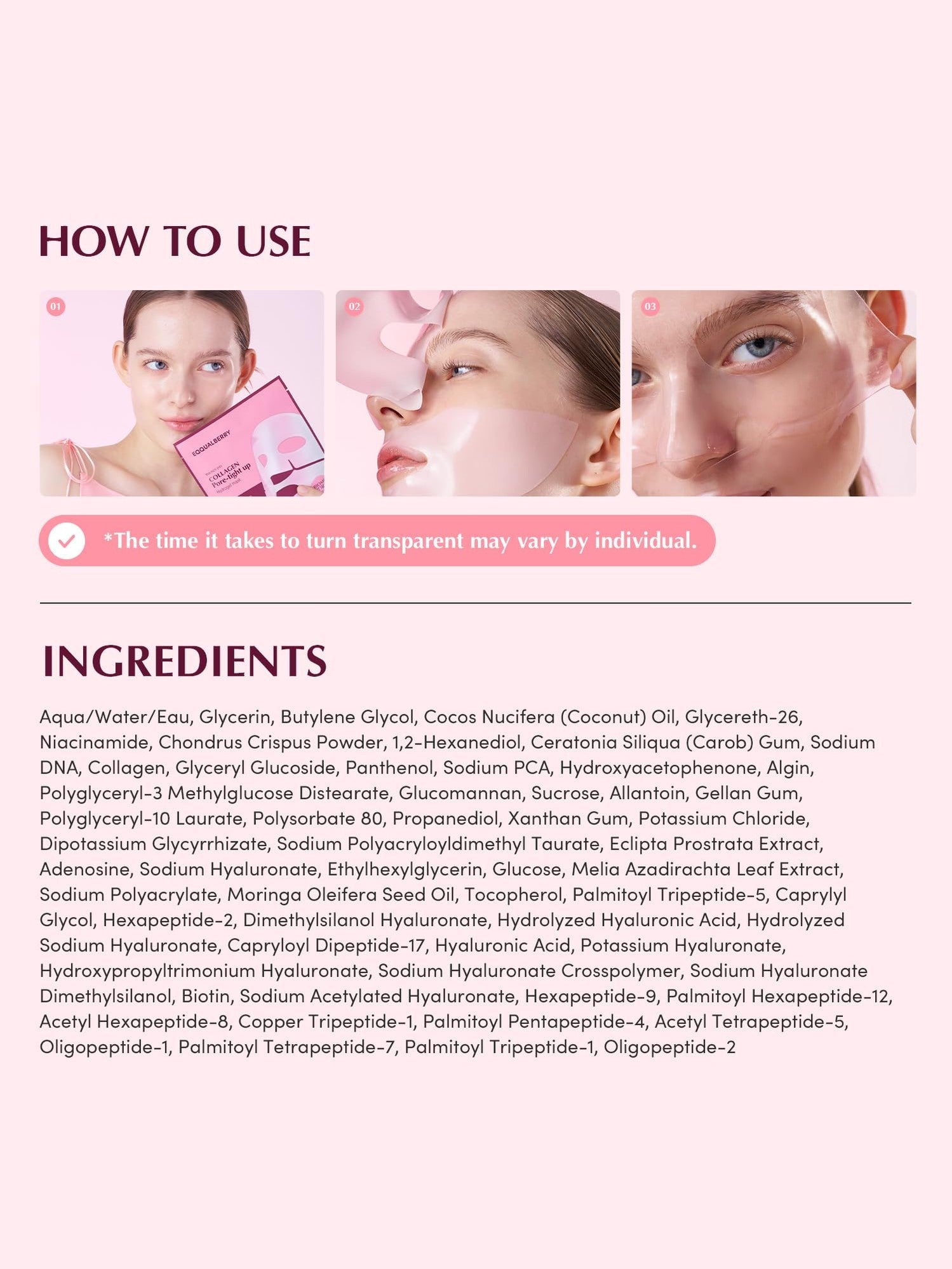 Collagen Pore-Tight Up Hydrogel Mask