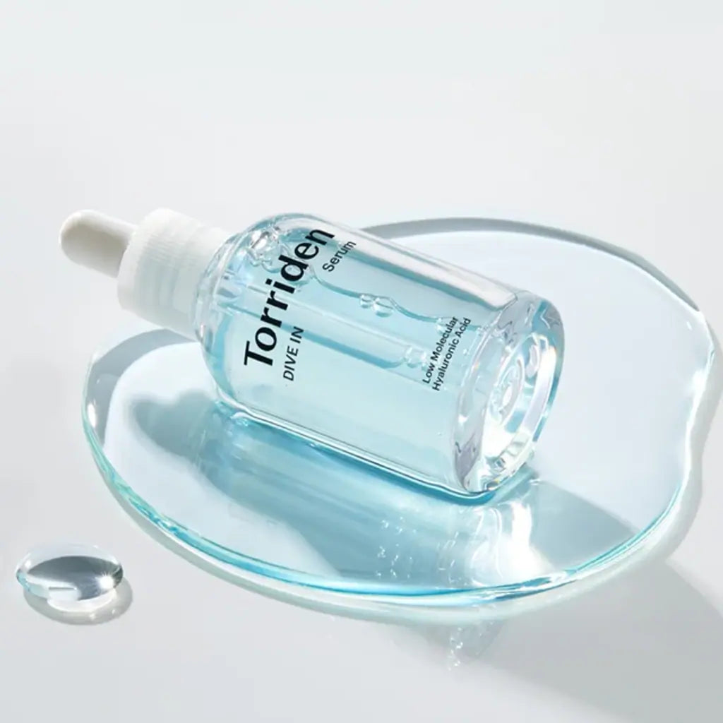 Torriden DIVE-IN Low Molecular Hyaluronic Acid Serum 50ml, vegan fragrance-free five-form hyaluronic acid hydrating serum for all skin types Australia