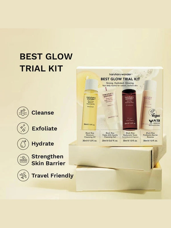 haruharu wonder best glow trial kit benefits