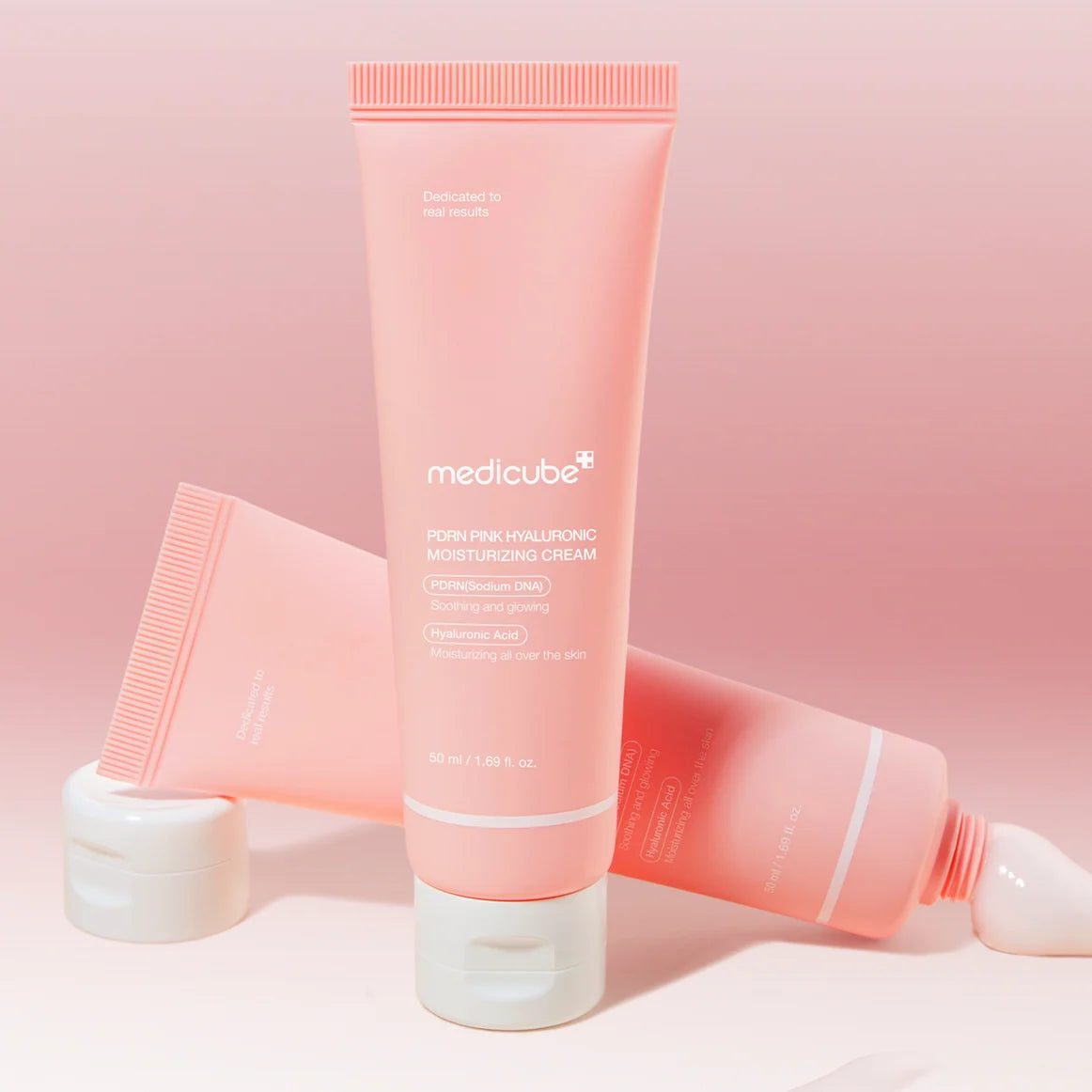 Medicube PDRN Pink Hyaluronic Moisturizing Cream 50ml — Korean salmon DNA PDRN ceramide hyaluronic acid barrier moisturiser Australia