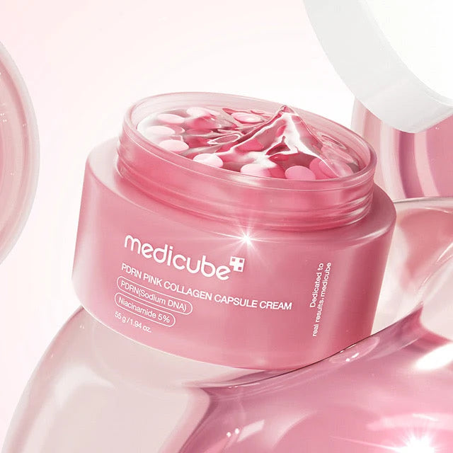 Medicube PDRN Pink Collagen Capsule Cream 55g — Korean salmon DNA PDRN niacinamide collagen moisturiser Australia