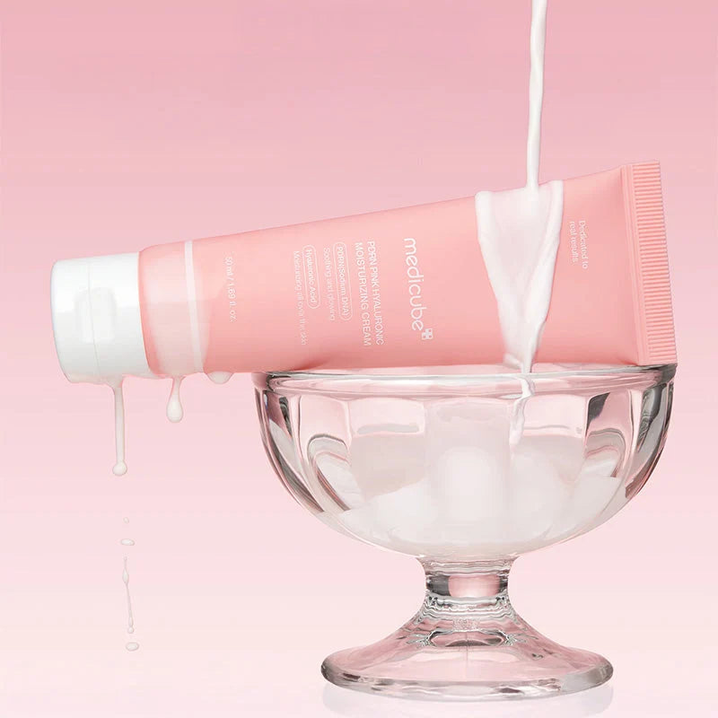 Medicube PDRN Pink Hyaluronic Moisturizing Cream 50ml — Korean salmon DNA PDRN ceramide hyaluronic acid barrier moisturiser Australia