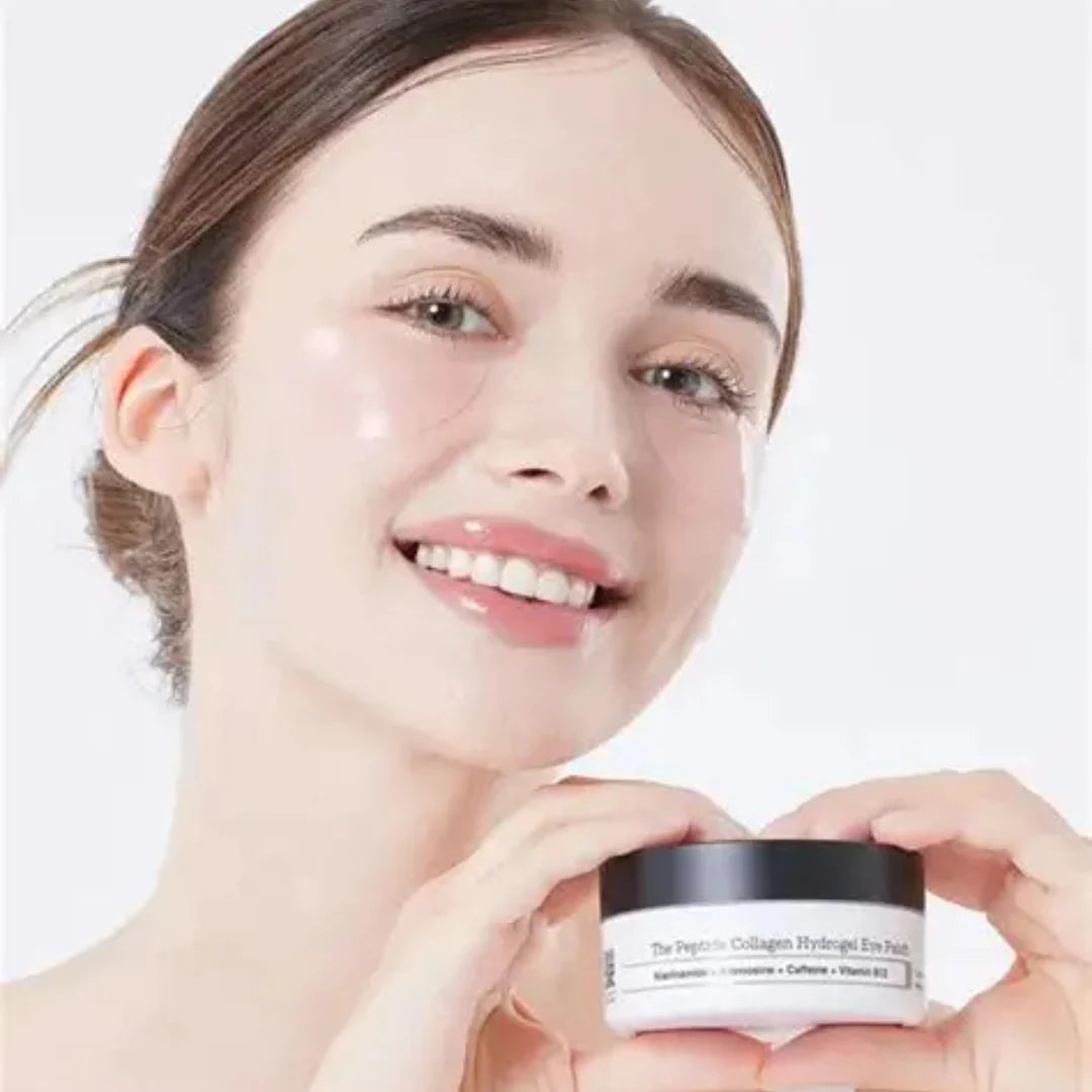 COSRX The Peptide Collagen Hydrogel Eye Patch 60 patches, Korean peptide collagen and caffeine under-eye patches for puffiness, fine lines and firmness Australia