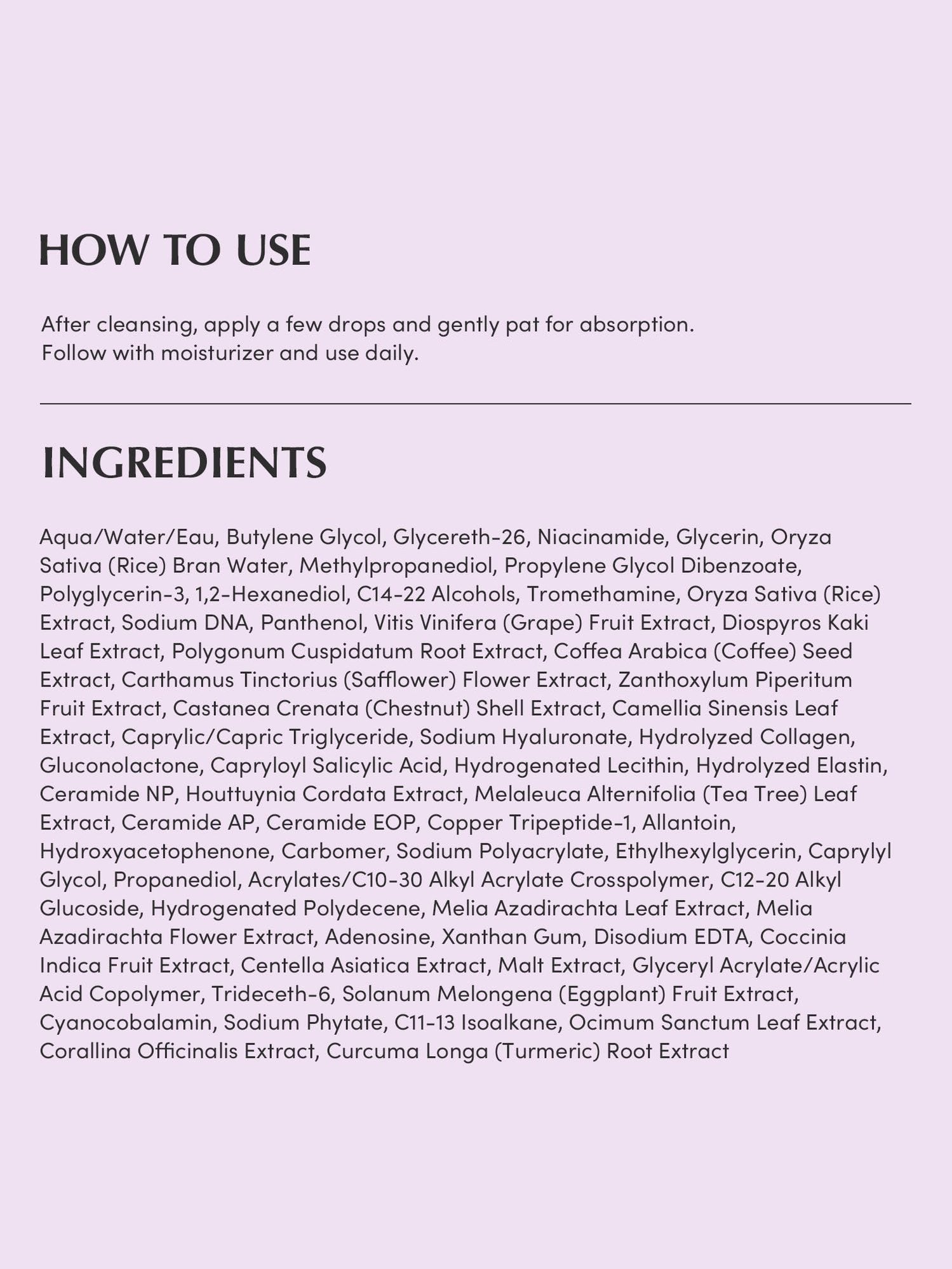 Purple PDRN Pore Minimizing Serum