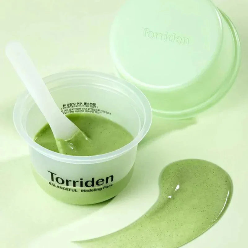 Torriden BALANCEFUL Modeling Pack 30g, vegan Korean cooling cica peel-off modeling mask that soothes redness and calms sensitive skin Australia