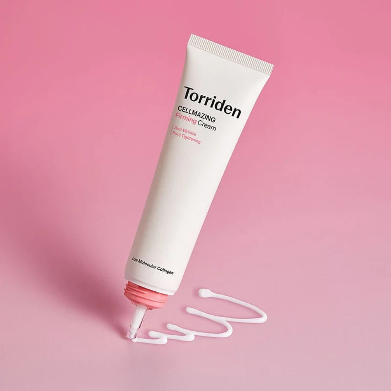 Torriden CELLMAZING Firming Cream 60ml, Korean collagen firming moisturiser for the look of elasticity, fine lines and pores Australia